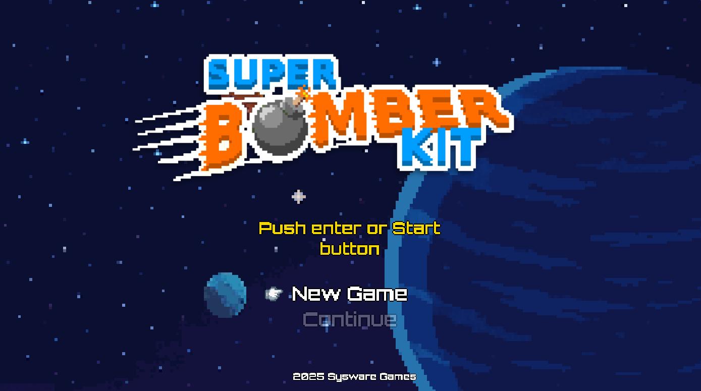 Bomberkit start screen